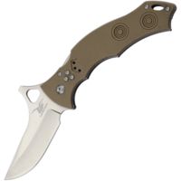 CSSD/SC Bram Frank Design LLC Bowie Standard Desert Tan Folding Knife