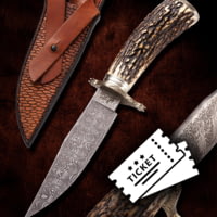 Montana Knife Company Josh Smith Cowboy Fighter Knife Raffle