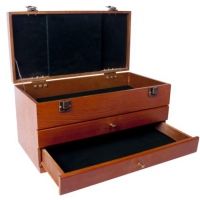 DAC Technologies Two Drawer Wooden Storage Chest