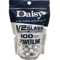 Daisy Slingshot Ammuntion 1/2" Glass 100-count Pack
