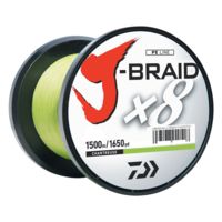 Daiwa J-Braid 20lb Chartreuse 1500m JB8U20-1500CH