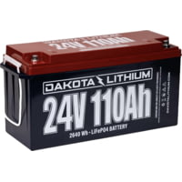 Dakota Lithium 24V 110Ah Deep Cycle Lifepo4 Single Battery