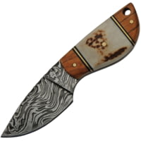 Damascus Wild Stag Skinner Knife