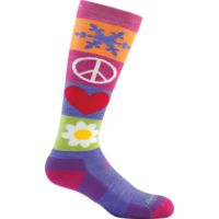 Darn Tough Peace Love Snow Jr. Over-the-Calf Cushion Sock - Kid's
