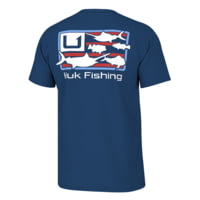 HUK Performance Fishing Huk Trophy Flag Short Sleeve Shirt Set Sail 2XL 7D1E1A21