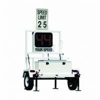 Decatur On-Site 350 Radar Speed Display Trailer with Solar Panels and Speed Limit Sign, MPH or KPH