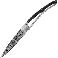 Deejo Tattoo Linerlock 37g Aztec Sun Folding Knife