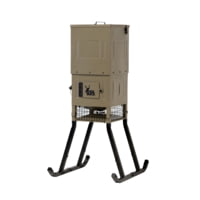 Tenzing Boss Buck Fill Sled Feeder with Diverter Plate and Solar Panel 300lb Motor Freight Only 6A3CC145