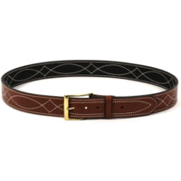 DeSantis 1 3/4in. Fancy Stitched Lined Leather Belt