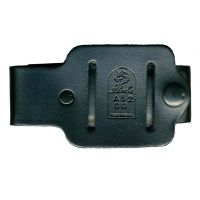 DeSantis Ambidextrous - Black - Horizontal/Vertical Single Magazine Pouch w/ Flap (Brass Snap) A52BJGGZ2