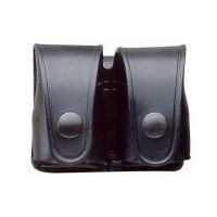 DeSantis Black - Basketweave - Double Speedloader Pouch U21BLG1Z0