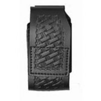 DeSantis Black - Basketweave - Leather Duty Cellphone Holster U77BL12Z4