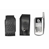 DeSantis Black - Plain - Leather Duty Cellphone Holster U77BJ16Z4