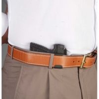 DeSantis Left Hand Black Invisible Agent Holster w/ Clip 005BBZZC0 - FITS MOST SEMI AUTOS AND REVOLVERS