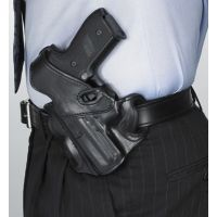 DeSantis Left Hand Black F.D.O Holster w/ Lock Hole 31LBBF3Z0 - H&amp;K USP COMPACT 9/40 LEM, P2000, P2000SK