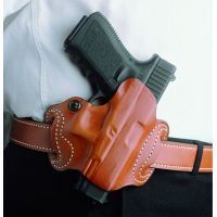 DeSantis Left Hand Tan Mini Slide Holster 086TBL4Z0 - KAHR KP45