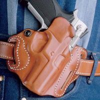 DeSantis Right Hand Tan Speed Scabbard Holster, 3 Slot 002TAP1Z0 - WALTHER PK380