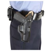DeSantis Safety Star Ankle Holster for S&amp;W K Frame 4in, Black, Right Hand