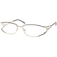 Diva Swarovski Crystals Eyeglasses 5249 with No-Line Progressive Rx Prescription Lenses