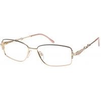 Diva Swarovski Crystals Eyeglasses 5263 with No-Line Progressive Rx Prescription Lenses