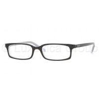 DKNY DY4582 Progressive Eyeglasses: Bordeaux-White-Blue Transp. Frame / 52 mm Prescription Lenses