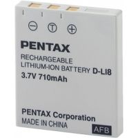 Pentax D-LI8 Lithium-Ion Rechargeable Battery 39121 for Pentax Optio S, S4, S4i, S5i, S5z, SV, S6, S7, X, A10, A30, A40, T10, T20, W10, W20, WP, Wpi