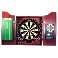 DMI Dartboard Cabinet with Electronic Scorer (Light Cherry)