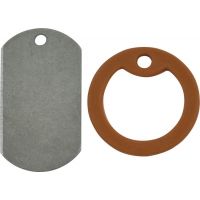 Dog Tag Self Defense Fixed Blade Knife