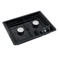Dometic 2-Burner Drop-In Gas Cooktop, Black 59D64E9D