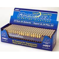 Dorcy AA Mastercell Alkaline Batteries - 24 Per Tray 41-1631