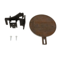 Double Tap Industries 3/8in AR500 8in Target w/2x4 Armored Knockdown Hanger