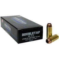 Doubletap Ammunition .50 Action Express 275 grain Solid Copper Hollow Point (SCHP) Brass Cased Pistol Ammunition