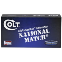 Doubletap Ammunition Colt National Match 9mm Luger 124 grain Full Metal Jacket Pistol Ammunition