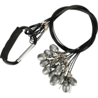 DRAKE DA9000048004 Texas Rig Package Set 48" Black Coated Steel Wire,