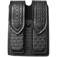 Safariland 77 Double Handgun Magazine Pouch - STX Basket Weave, Ambidextrous 77-76-48PBL