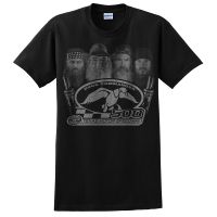 Duck Commander DS500B4S01 Big 4 T-Shirt Short Sleeve Black Cotton 10Pk