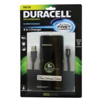 Duracell AC/Car 3 in 1 Lightening Charger