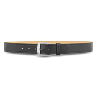 DutyMan 1-1/2inch Plain Leather Garrison Belt With Nickel Buckle DTY-1511-32-9021