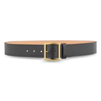 DutyMan 1-3/4inch Plain Leather Garrison Belt With Gold Buckle DTY-1611-34-9032