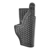 DutyMan Basketweave Leather Mid Ride Jacket Slot Holster DTY-7327RH