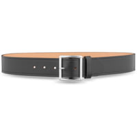 DutyMan 1-3/4inch Plain Leather Garrison Belt With Nickel Buckle DTY-1611-48-9031