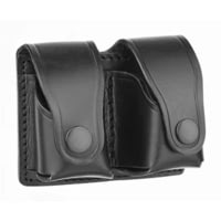 DutyMan Plain Leather Revolver Speed Loader Holders