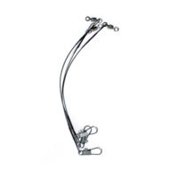 Eagle Claw Black Heavy Duty Wire Leader