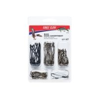 Eagle Claw Bass Hook, Kahle Weedless, Worm, Plain Shank, Assorted