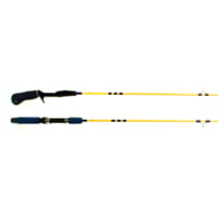 Eagle Claw Brave Eagle Spincast Rod, 2 Piece, Medium 1/8-3/8oz Lures, 4lb - 15lb, 2 Guides + Tip