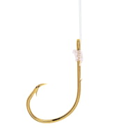 Eagle Claw Lazer Sharp Inline Circle Baitholder Mono Snell 18in for Striped Bas with L2196G Hook