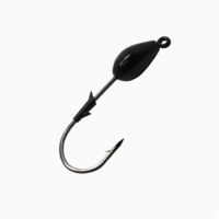 Eagle Claw TroKar Swimbait Head, 1/2oz, Blk TKSB12B-6/0
