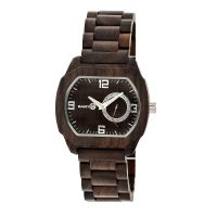 Earth Wood Scaly Bracelet Watches w/Date
