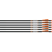Easton Xbow Bolt 9mm Carbon 20" W/3" Vanes Half Moon 6-pk