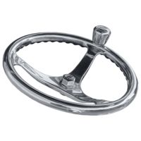 Edson Marine 13&quot; SS Comfort Grip PowerWheel Steering Wheel w/PowerKnob